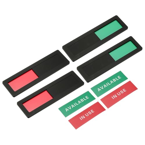 Plaques de porte de bureau PATIKIL en acrylique naturel noir haut de gamme