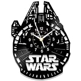 KingLive Star Theme Wars Wall Clock, Stormtrooper Vinyl Record Clock Sci-fi Movies Wall Decor, Gifts