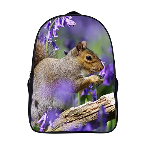 Sac à dos Écureuil 3D aux finitions soignées pour un look scolaire unique