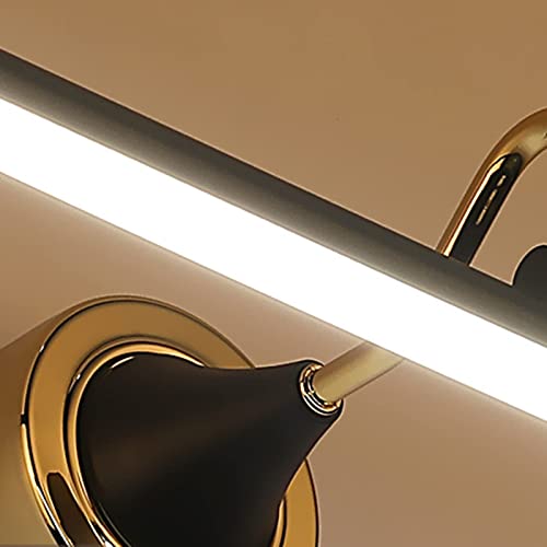 Espejo LED para maquillaje sin sombras con cristal antivaho e impermeable 2