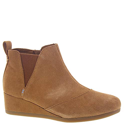 TOMS Kids Girls Kelsey Round Toe Casual Boots Ankle - Brown