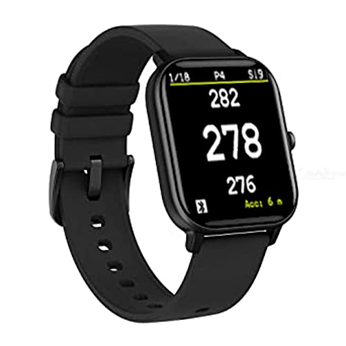Approach-A1-Reloj-GPS-para-Golf-mas-de-30000-Campos-de-Golf-en-Todo-el-Mundo-Pantalla-tactil-de-14-Pulgadas-pulsometro-Color-Gris-Azul-Solo-Compatible-con-Android-App