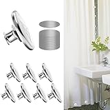 8 Pcs Shower Curtain Weights Magnetic with Back Tack, Keep Curtain Liners Closed&Tight to Side Walls, Windproof Stop Protect Splash Clips Heavy Strong Magnets Add Weight with 16 Patch, for All Tubs