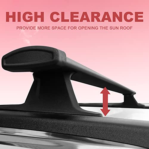 Heavy Duty 220Lbs Roof Racks Cross Bars For Jeep Grand Cherokee L 2021 2022 3-Row & Grand Cherokee 2022 2-Row, All Metal Aluminum Roof Rails Crossbars Luggage Cargo Carrier Rooftop Car Suv Accessories #TOP4