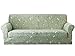 Pokrowce na sofę Kwiaty zielone Elastyczność Tkaniny Pokrowce na kanapę Ochraniacz na kanapę 1 2 3 4 osobowa,3 Seater:190 * 230cm Green