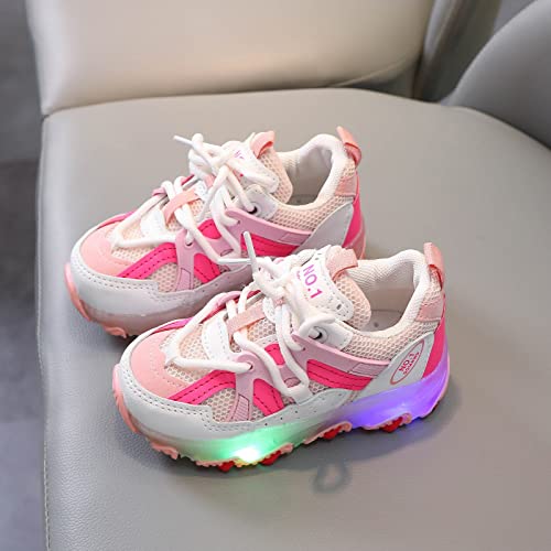 Girls Luminous Cheer Shoes Kids Light Led Sport Shoes Fashion Tennis Shoes Breathable Training Athletic Sneaker2