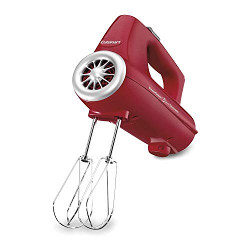 Cuisinart CHM-3R Electronic Hand Mixer 3-Speed in Red