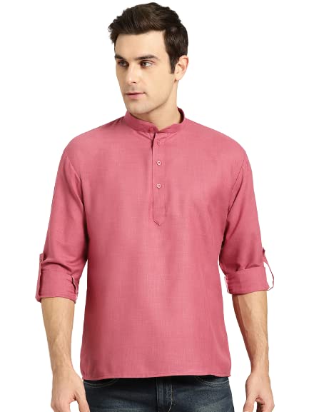 sojanya Men's Cotton Regular Fit Short Kurta-picture-40