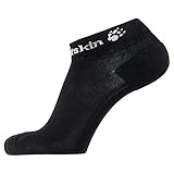 Jack Wolfskin Socken Casual Organic Inside Cut, Black, 41-43