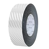 VViViD Dry Carbon Fibre Detailing Vinyl Wrap Tape 2 Inch x 20ft Roll DIY (White)