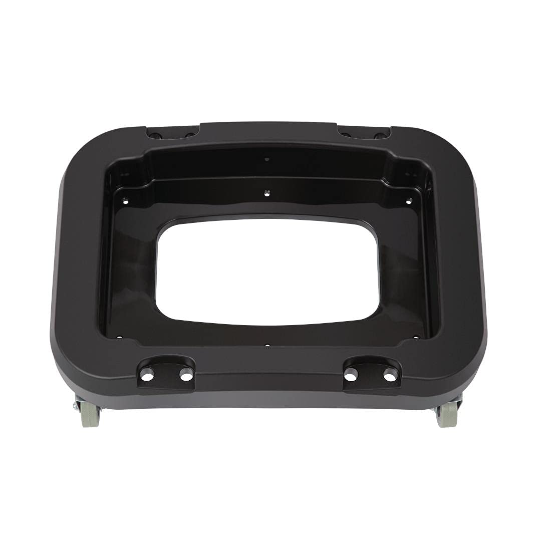 Jantex Socle pour conteneur 56 litres, noir, dimensions : 152 (H) x 333 (L) x 481 (P) mm, chariot poubelle, quatre roulettes incluses, conception en plastique robuste, compatible avec CK960, CL925