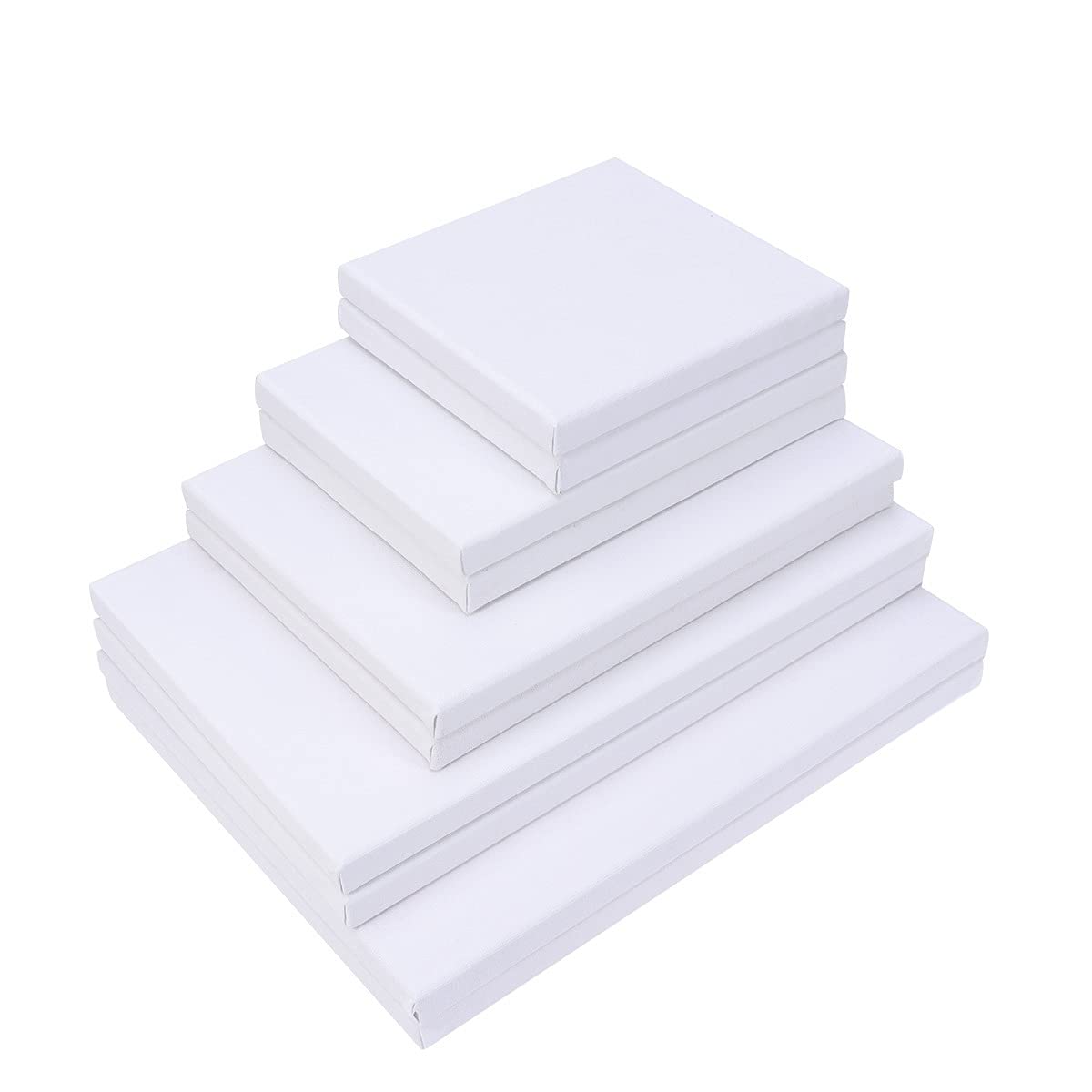 lienzos 1 0PCS Pintura al óleo Lienzo Pintura de Madera Marco algodón Blanco Estirado Lienzo Marco Dibujo Pintura Bricolaje Artista estirado Lienzo
