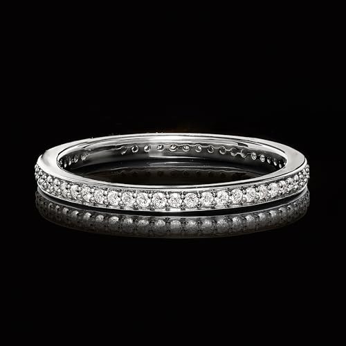 Ross-Simons 0.25 ct. t.w. Lab-Grown Diamond Eternity Band in Sterling Silver4