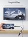 JSAUX USB C HDMI Adapter, 4K USB Type C für Thunderbolt 3 auf HDMI Adapter Kompatibel mit iPhone 17 Pro/16/15, MacBook Pro/Air, Dell XPS 15, Samsung Galaxy S24/S10, Huawei P40, Surface Pro 7 -Schwarz