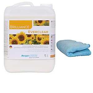 Berger-Seidle Everclear L93 Onderhoudsset | mat | kleurloos | onderhoudsmiddel voor parket, vloerplanken houten vloeren | 5 liter + zachte premium polijstdoek