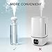 JISULIFE Car USB Humidifier with Container Diversity, Portable Ultrasonic Cool Mist Humidifier with Adjustable Length, Quiet Operation, Travel Mini Air Humidifier for Baby, Room, Desk, Office - White