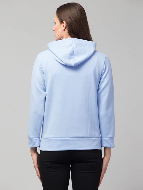 Image of Women's Fleece Plain Hoodie