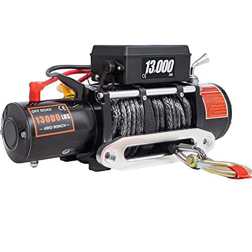 Vevor TRUCK WINCH Compatible With Jeep Truck Suv Synthetic Rope 12V Power Winch With Wireless Remote Control, Powerful Motor For Atv Utv Off Road Trailer thumb #8