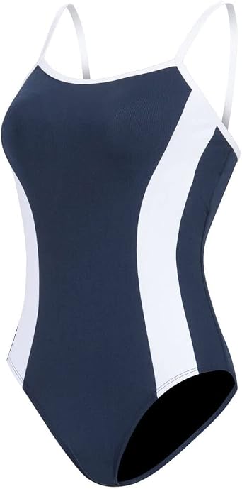 Womens Aquashape Straight Back Moderate Lap Suit One Piece Swimsuit