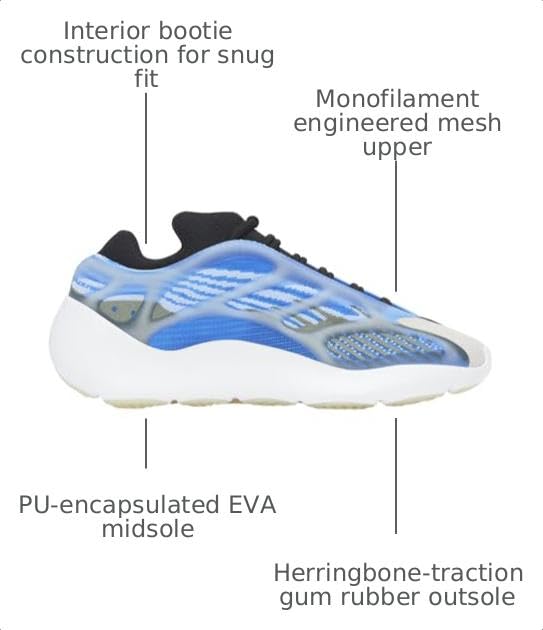 Image of adidas Men's Yeezy 700 V3 Sneakers