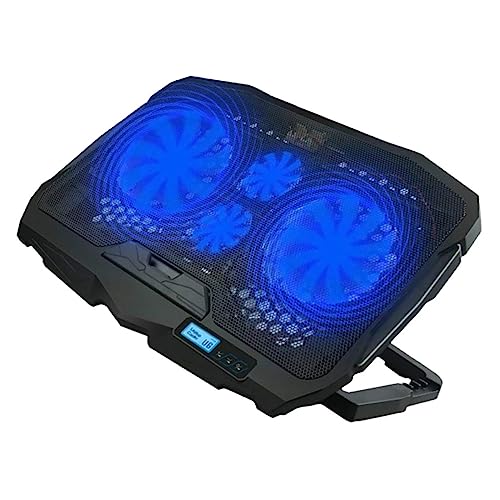 Support ventilé ordinateur portable avec ventilateurs réglables et inclinaison ergonomique
