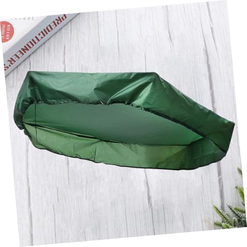 Funda para arenero hexagonal verde Oxford impermeable para proteger del polvo exterior 4