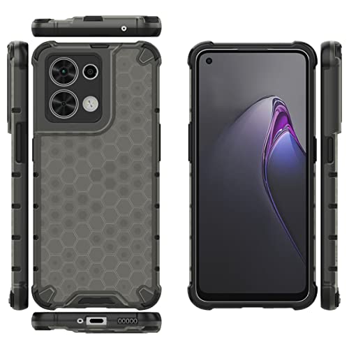Image of Glasgow Back Case Cover Designed for Oppo Reno8 5G / Reno 8 5G - Black