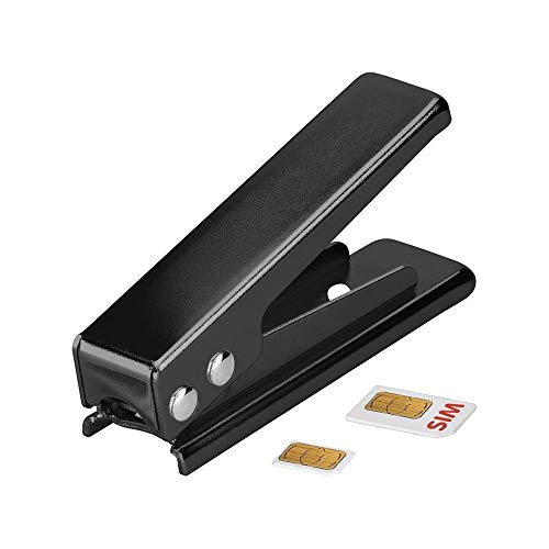 Goobay 47009 Coupe-Carte SIM Micro, Noir, 100mm Longueur, 33mm Largeur, 55mm Hauteur