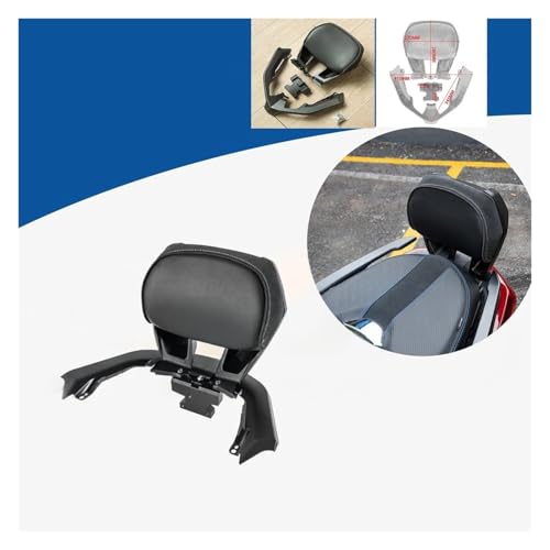 Coussin dossier XMAX 125 pour éviter la fatigue lombaire du passager arrière