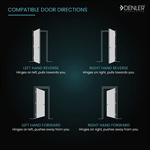 Image of Denler FLv2 8-in-1 Smart Door Lock | 3D Face ID | Fingerprint | App Unlock | LCD Camera | Inbuilt Wi-Fi | Alexa & Google Support | Android & iPhone | RFID | PIN | Key