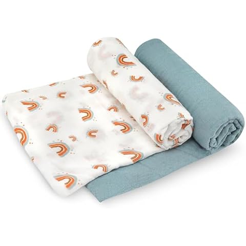 Fern & Avery Gender Neutral Muslin Swaddles Cover