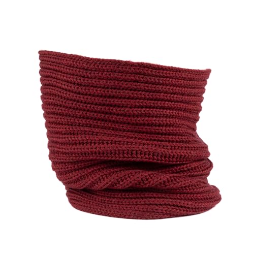 Calentador de cuello de lana merino 100% Hecho en Italia braga de punto premium unisex 2