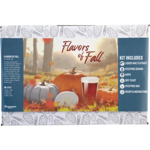FLAVORS OF FALL PUMPKIN ALE Premium Homebrewing Extract Ingredient Beer Kit from Brewmaster BMKIT134