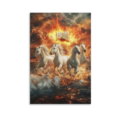 Image sur toile cheval pour habiller un mur vide de chambre ou couloir