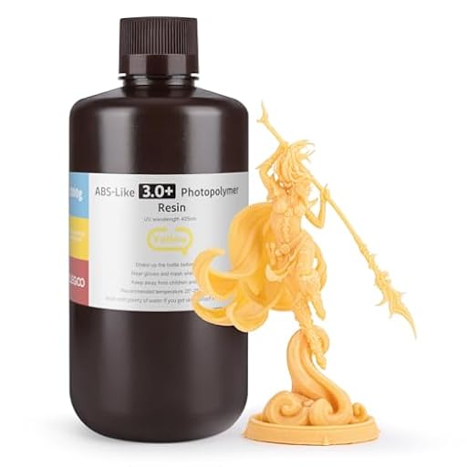 ELEGOO Resina ABS-Like 3.0 Plus 3.0+, Resina para Impresora 3D con Alta Dureza y Tenacidad, Resina Fotopolímera de Curado Rápido UV 405nm, Resina 3D para Impresión 3D LCD/DLP, Amarillo 1000G | Ya disponible en tu tienda friki favorita! En mundofriki.es!