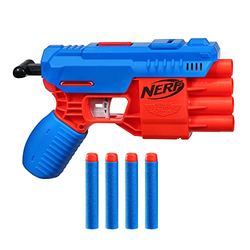 Nerf, Lançador Alpha Strike Claw QS-4, Azul e Laranja