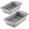 Farberware Bakeware MeatloafNonstick Baking Loaf Pan Set Two 9 Inch x 5 Inch Gray