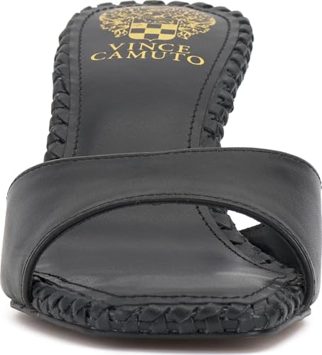 Vince Camuto Women's Emmla Stitched Mule Sandal, Black, 8.5 by Vince Camuto - Used condition - Image 2