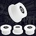 Qty.4 Machined Wheels/Rollers Compatible Total Gym Replacement, Fits Models 1000,1100,1400,1500,1600,1700,1800,1900,Achiever,Force,Gold,Max,Platinum,Platinum Plus,Pro,Supra, Supreme,Ultima,Ultra,XLI