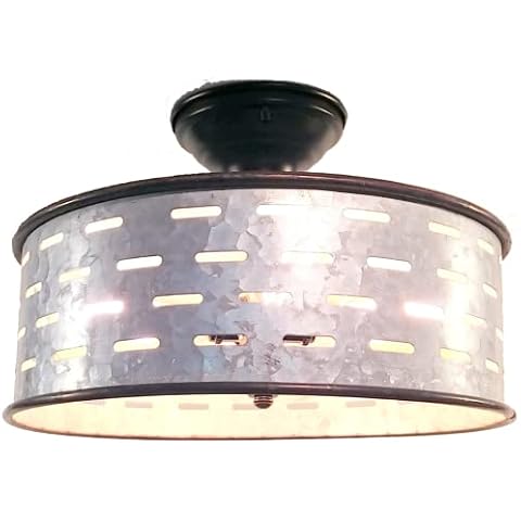 The Lamp Goods Galvanized Ceiling Light Cover