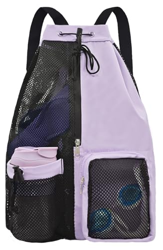 Sac de piscine en maille respirante léger avec cordon de serrage adulte