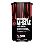 Animal M-Stak - Muscle Builder and Anabolic Mass Gainer Supplement for Bodybuilding - Lean Muscle Growth, Amino Complex and Pre Workout Energy, 21 Packs