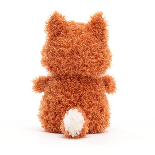 Image of Jellycat Little Fox Stuffed Animal, 7 inches - Woodland Plush Toy - Classic Children's Gift