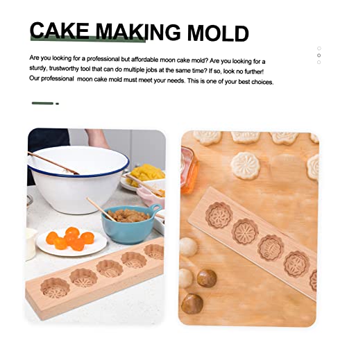 Molde para pasteles lunar de madera Unomor 1 pieza miniatura 6