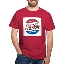 CafePress Pepsi Cola Ice Cold Light T Shirt Men's 100% Cotton, Classic Graphic T Shirt