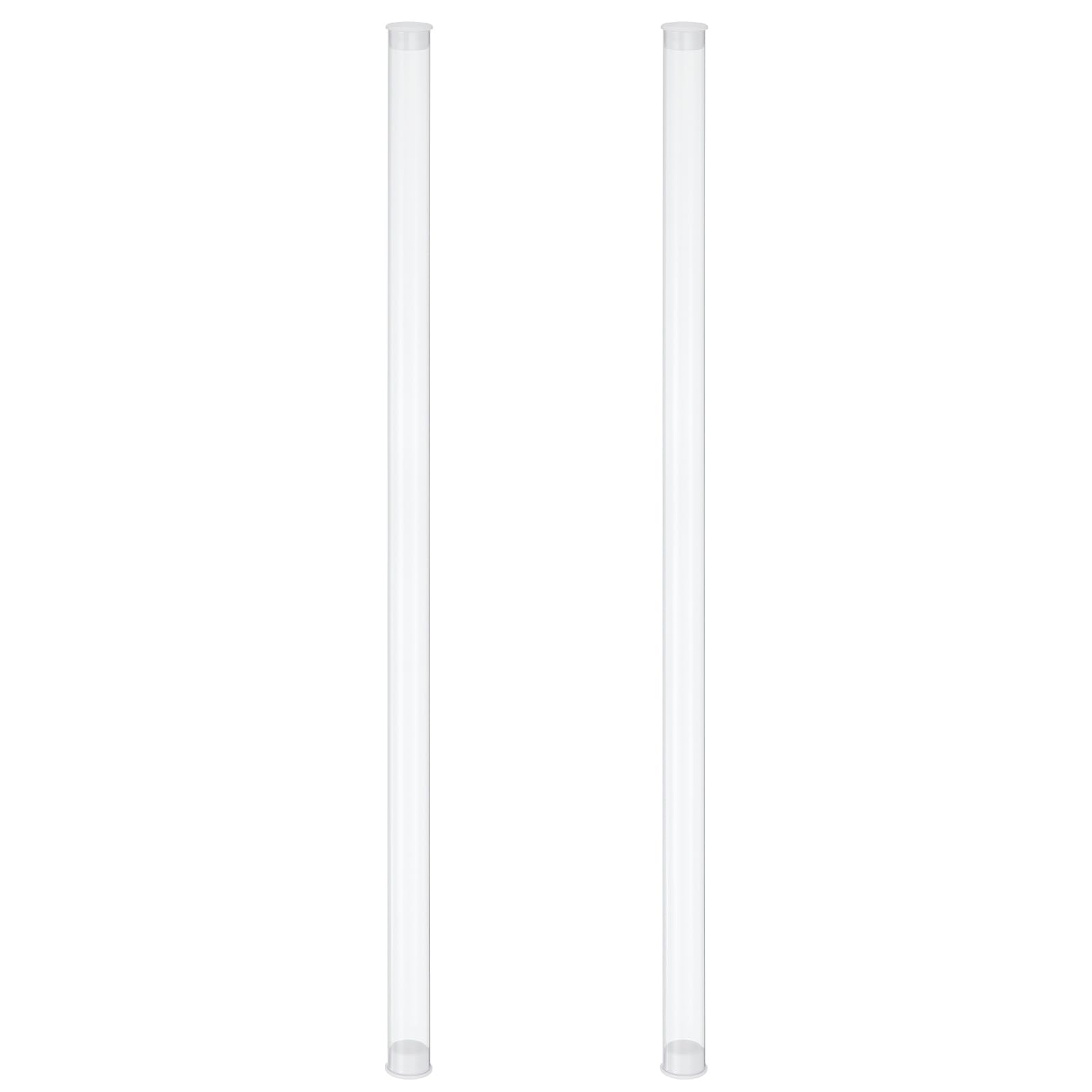 Tube plastique rigide transparent PATIKIL pour déco et loisirs