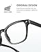 Cyxus Blue Light Blocking Computer Glasses Square Classic Retro Clear Lens Eyeglasses Frame for Women and Men