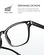 Cyxus Blaulichtfilter Brille Herren/Damen, Computer Laptop Gaming Brille, UV Schutzbrille gegen Kopfschmerzen, Klassisches Schwarzes Rahmendesign, Geschenke für Männer Frauen