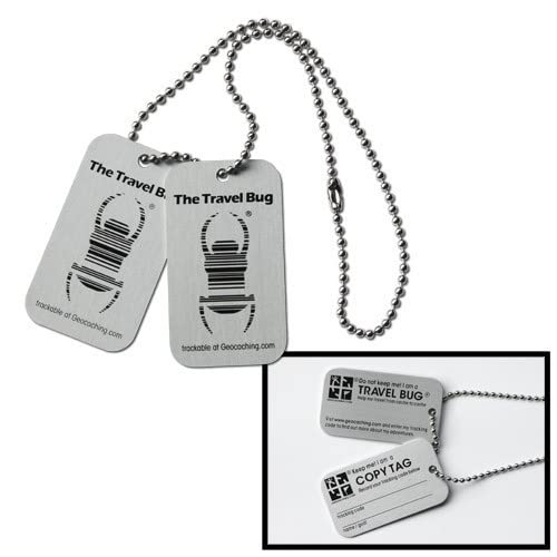geo-versand Geocaching Travel Bug with CopyTag Trackable Original Travel Bug TB Pack of 3