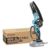 Saker Mini Chainsaw,6 Inch Portable Electric Chain Saw...